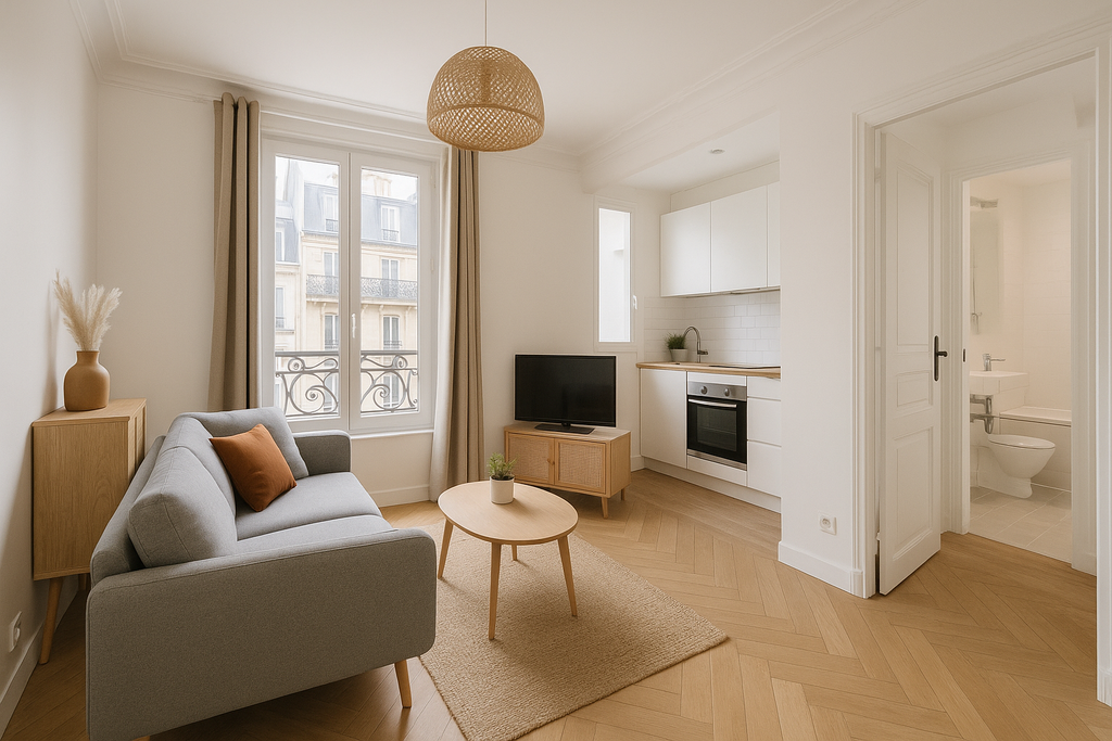 Appartement 2 pièces 30 m² – Rue du Mont Cenis – 75018 Paris