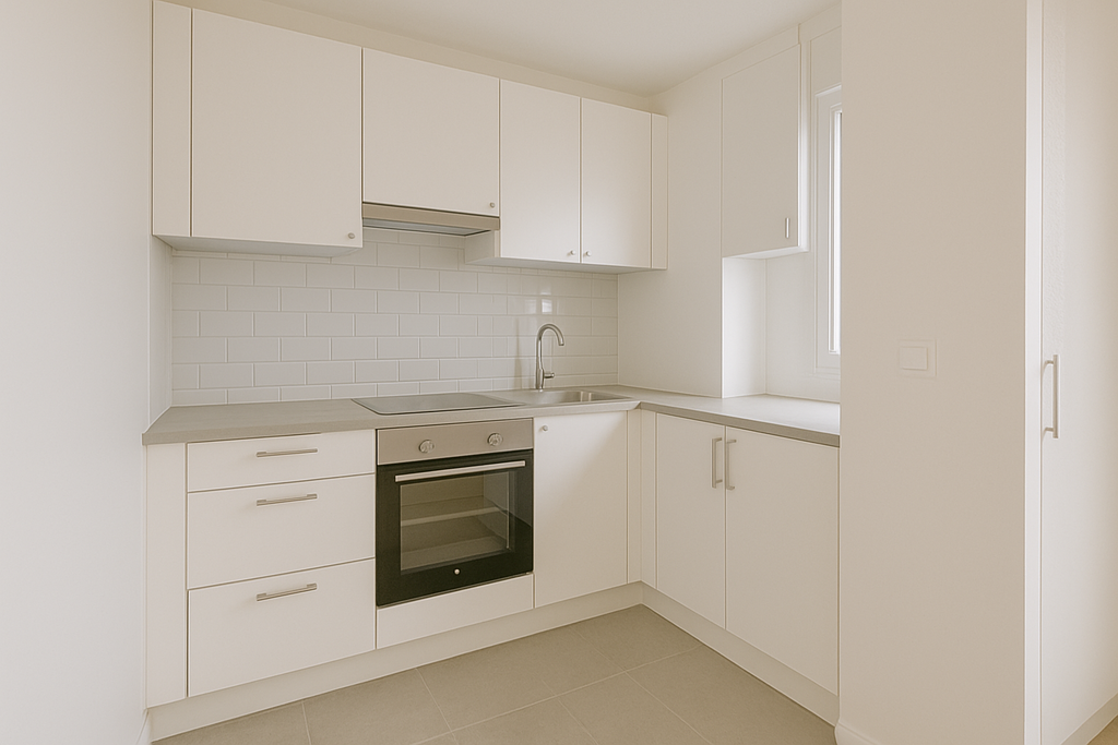 Grand studio restauré – 4e étage – Paris